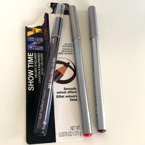 NYC eyeliner & Cargo Lipliners